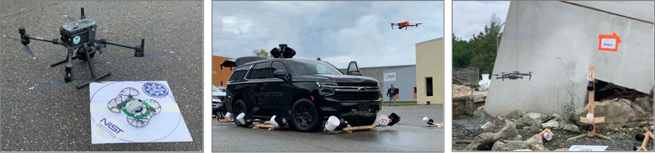 wide variety of drone sizes