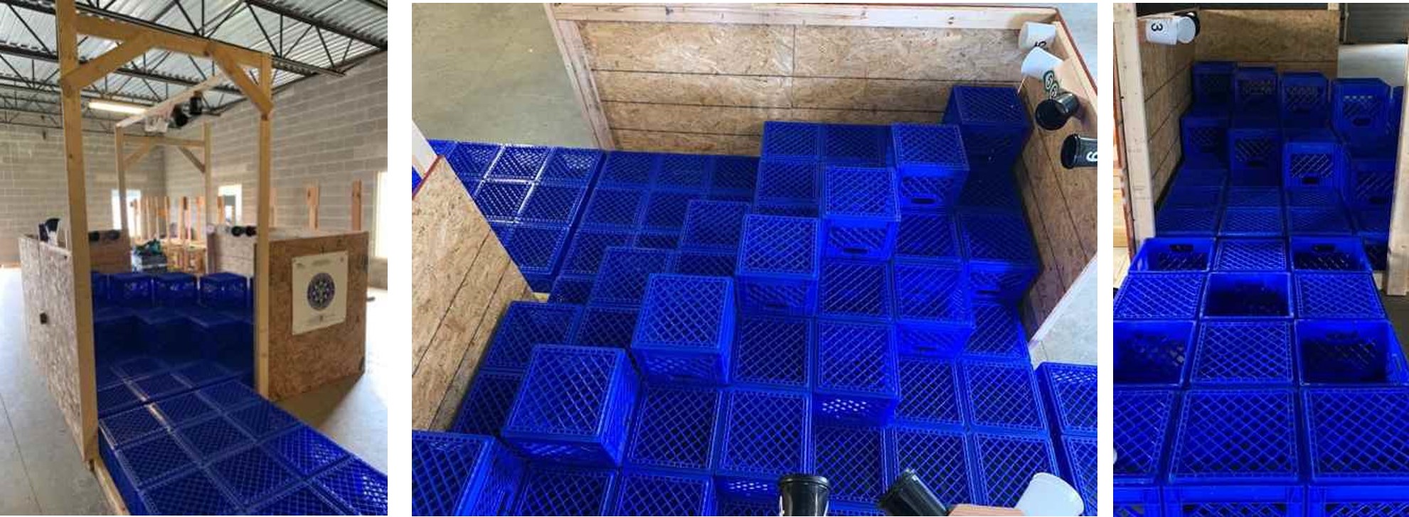 Zig-zag crate terrain