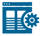 Gear with equipment icon