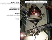 RoboCrane/AMP shown with an enclosed operator cab