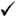 checkmark