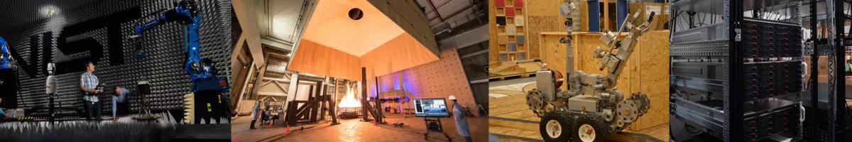 Photos of NIST's testbeds.