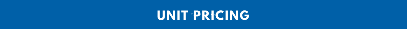 Unit Pricing