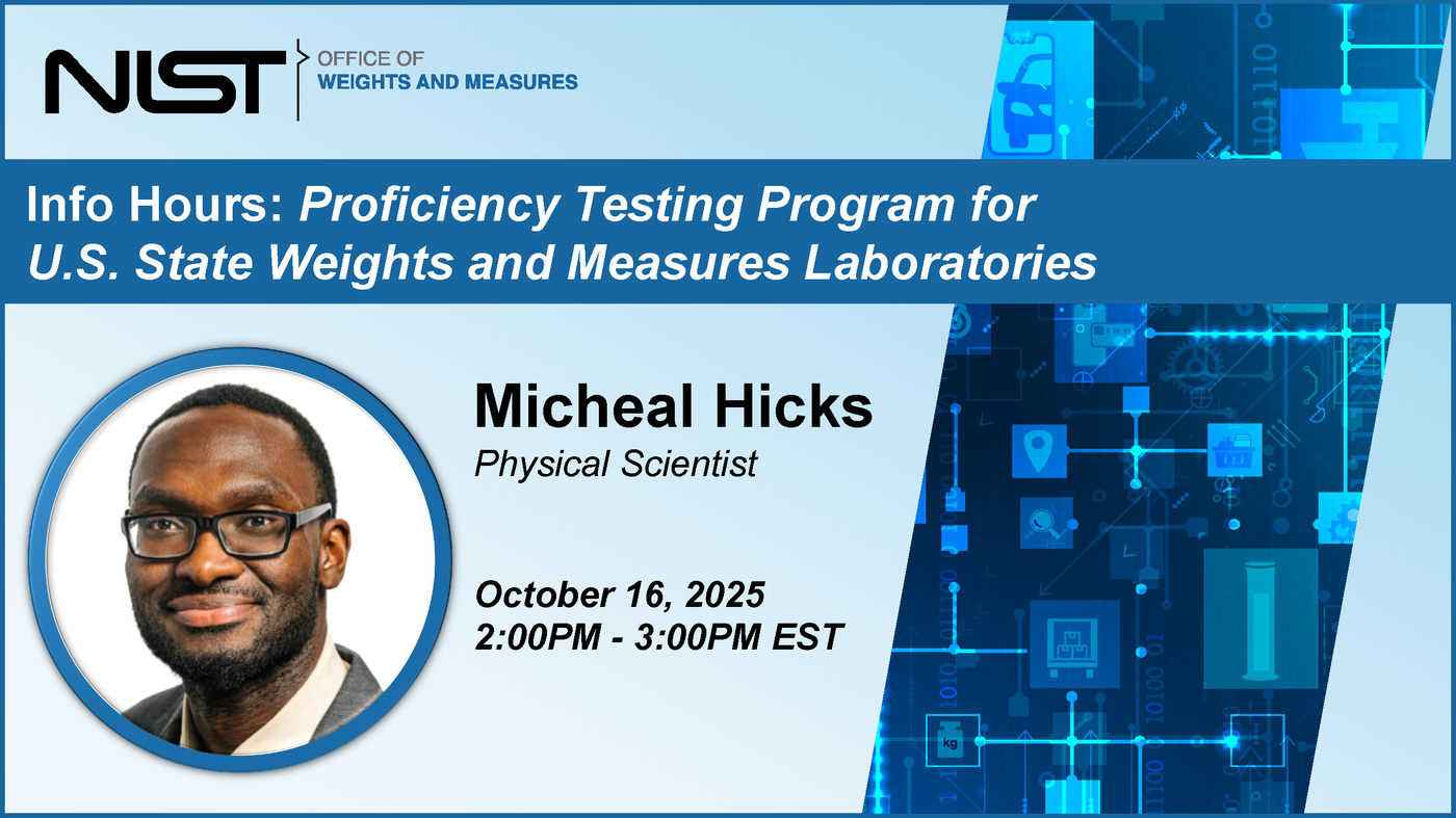 Proﬁciency Testing Program for U.S. State Weights and Measures Laboratories