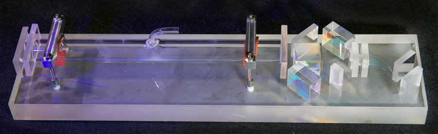 photograph of MIRE device components