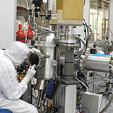 Inspecting a wafer inside a process chamber in the Boulder MicroFab