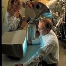 Research chemists Angela Hight Walker and Richard Suenram