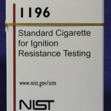 Photo of NIST SRM 1196-1, standard cigarette (pack)
