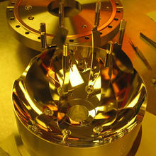 shiny round gold instrument