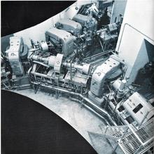 Overhead view of complex scientific equipment