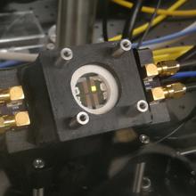 Organic light emitting diode, light output is modulated through magnetic control of exciton states