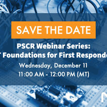 An image detailing the webinar event specifics - December 11, 2019 11 am - 12pm (MT)