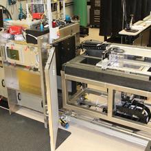 Picture of machine used to make additive manufactured parts