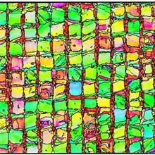 Local crystallographic orientations within AM-Bench 2018 test artifact