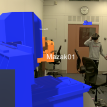 Screen capture of the DIVE Lab in action