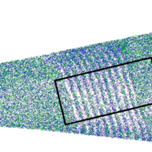 Atom Probe 3D reconstruction graphic