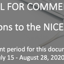 NICE Framework Call for Comments Hero
