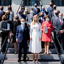 Leaders representing Pledge to America’s Workers Presidential Award organizational winners.