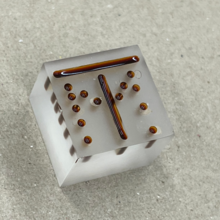 quartz glass cube