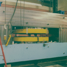 yellow main coils of the SURF III