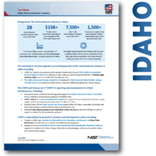 snippet of idaho fact sheet page 1