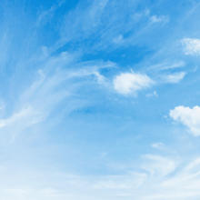 banner image showing the clean blue sky