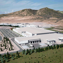 rendering of manufacturing fab build in lehi utah