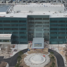 close up photo of samsung texas office building