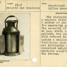 fraudulent five-gallon measure
