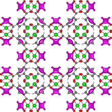 closeup image of the HKUST-1 metal-organic framework