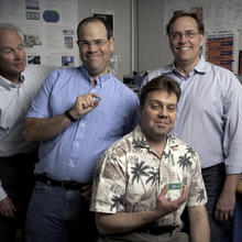 Clark Hamilton, Paul Dresselhaus, Charlie Burroughs and Sam Benz