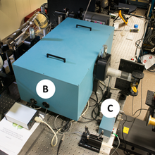 photo of calibration setup