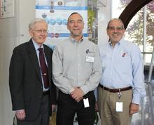 Baldrige Program Directors Curt Reimman (First Director), Bob Fangmeyer (Director), and Harry Hertz (Director Emeritus)
