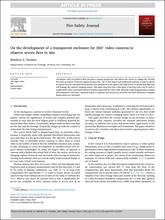 On the development of a transparent enclosure for 360° video