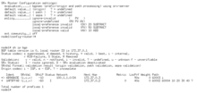 BGP-SRx policy configuration and validation results.