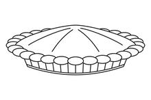 Outline of a Pie Plate