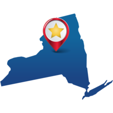 PMT state star graphic of Marcy, NY