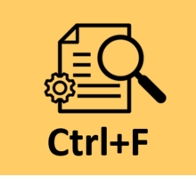 Icon for Ctrl+F