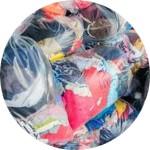 Textile waste circle