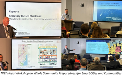 NIST Hosts Workshop on “Whole Community Preparedness for Smart Cities and Communities”