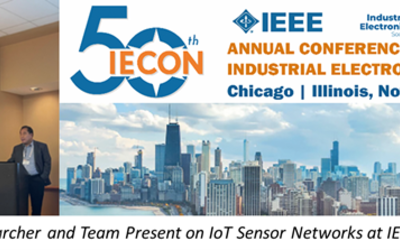 NIST Researcher and Team Present on IoT Sensor Networks at 2024 IEEE IECON