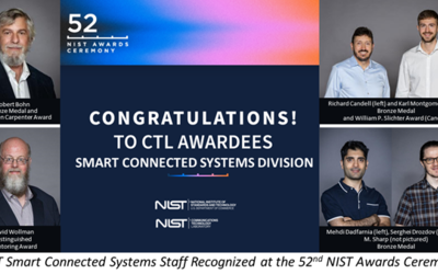 NIST Smart Connected Systems Staff Recognized at the 52nd NIST Annual Awards Ceremony