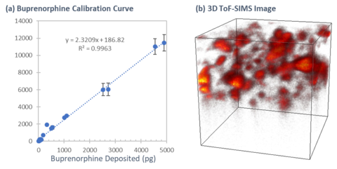 Calibration curve, chemical image