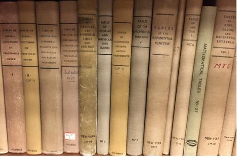 Volumes produced by the Math Tables Project