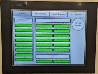 HMI panel display