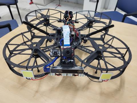 A drone on a table