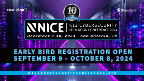 NICE K12 Early Bird Registration Now Open Image