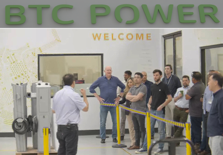 EVSE workshop attendees get a tour of BTC production facilities.