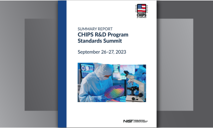 thumbnail image of cover of CHIPS R&D Program Standards Summit Summary Report