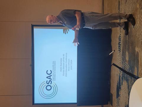 Steven Johnson at the International Association of Identification (FDIAI) 64th Annual Educational Conference in Orlando, FL